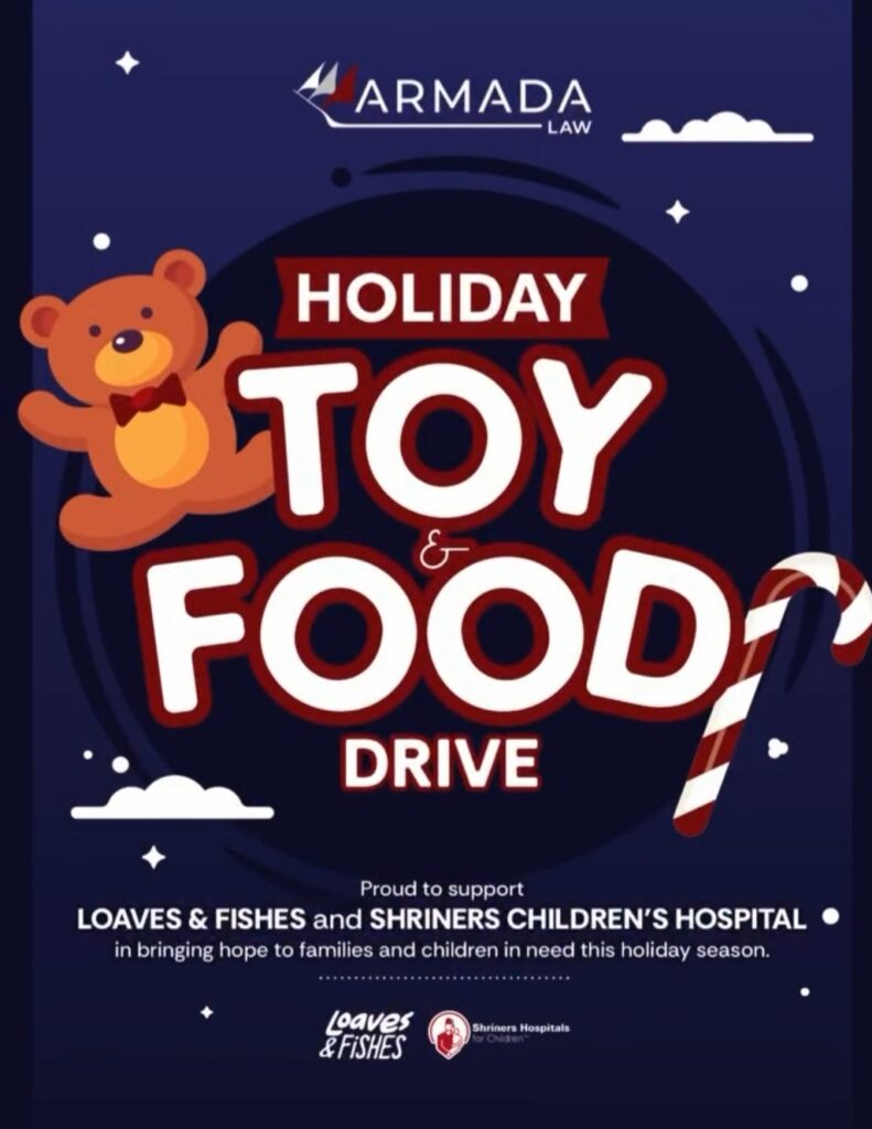 Armada Law Food & Toy Drive 2025