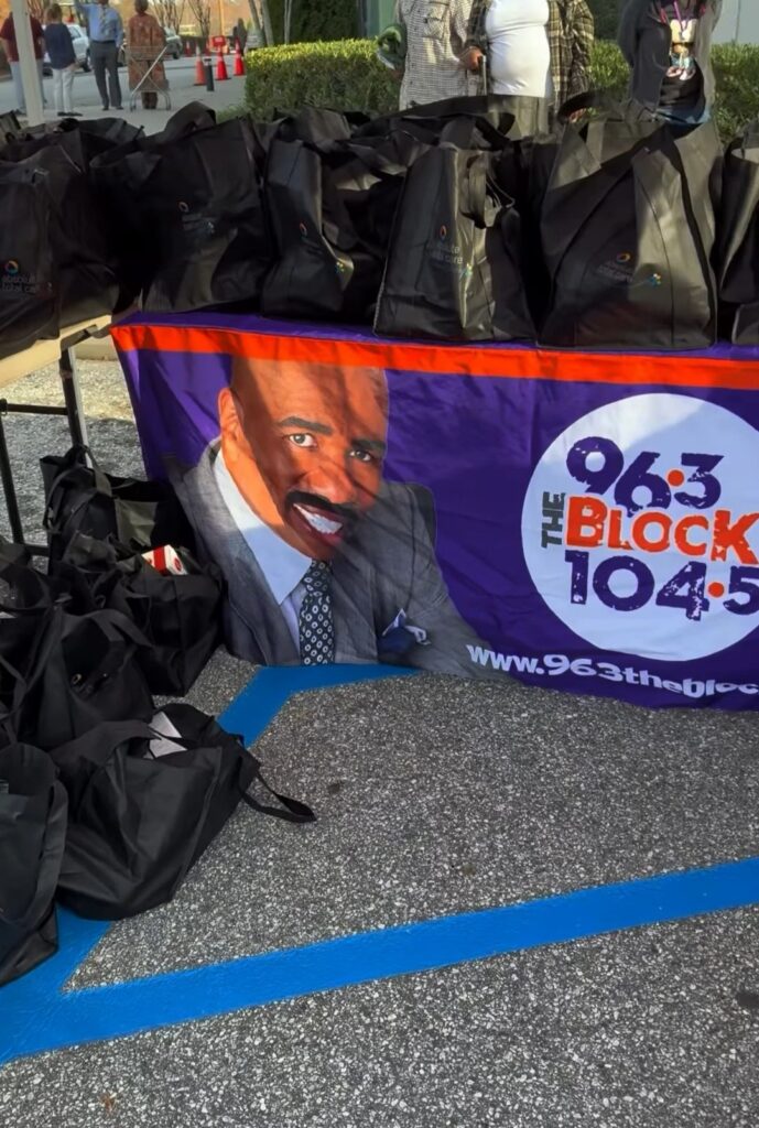 Armada Law at Steve Harvey & Audacy Turkey Giveaway in Greenville SC