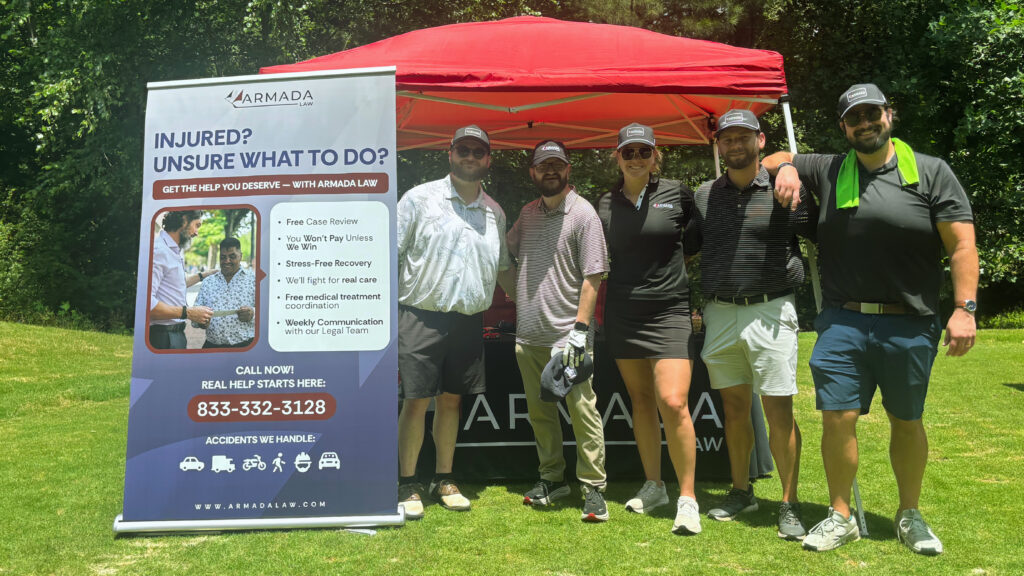 Armada Law team at the Greenville JA golf tournament 2026